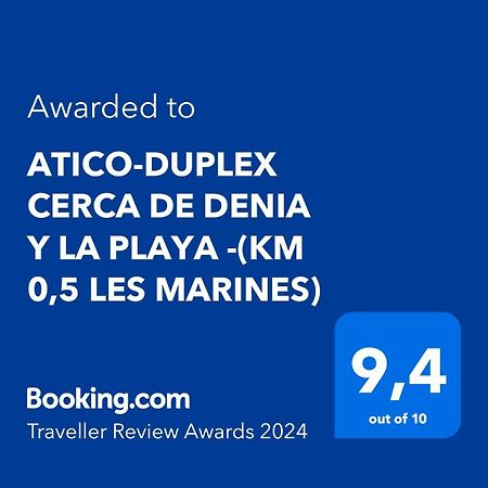 Atico-Duplex Cerca De Denia Y La Playa -アパートメント エクステリア 写真