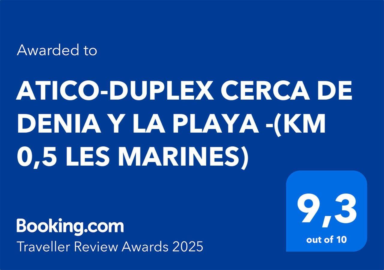 Atico-Duplex Cerca De Denia Y La Playa -アパートメント エクステリア 写真